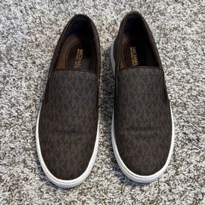 Michael Kors Dark Brown Leather Women’s Loafers